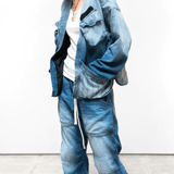 Freecity Indigo Hooded Malibu Field Jacket - Freecity
