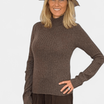 Heavy Cashmere Mock Neck Sweater - SPRWMN