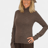Heavy Cashmere Mock Neck Sweater - SPRWMN