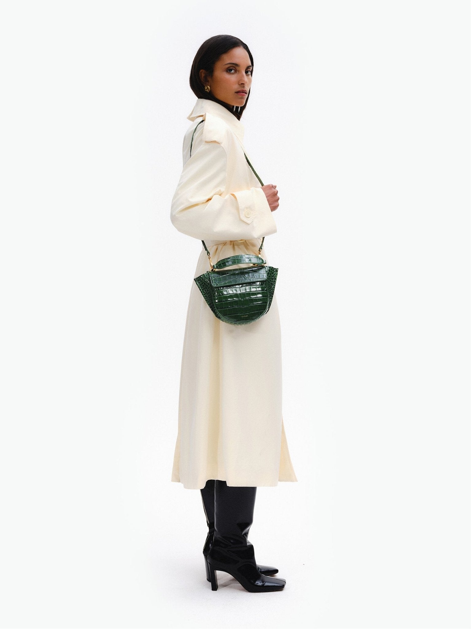 Hortensia Croco Mini Bag - Wandler