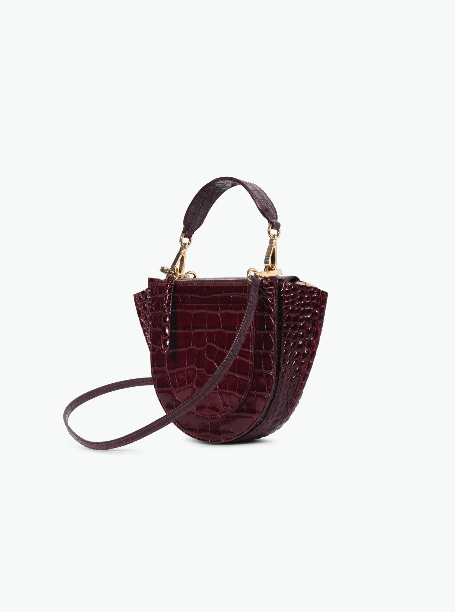 Hortensia Croco Mini Bag - Wandler