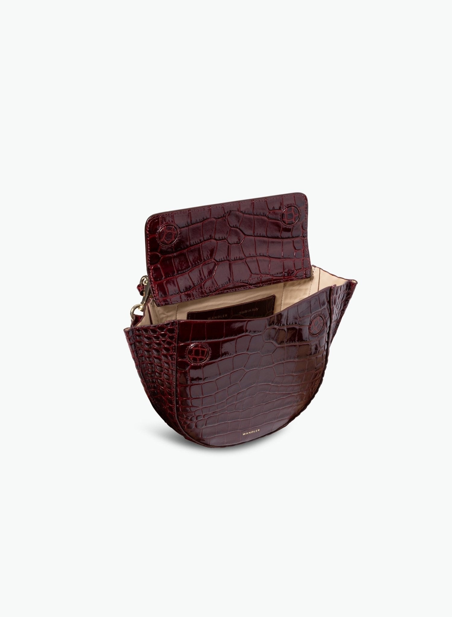 Hortensia Croco Mini Bag - Wandler
