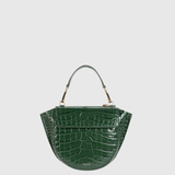 Hortensia Croco Olive Mini Bag - Wandler