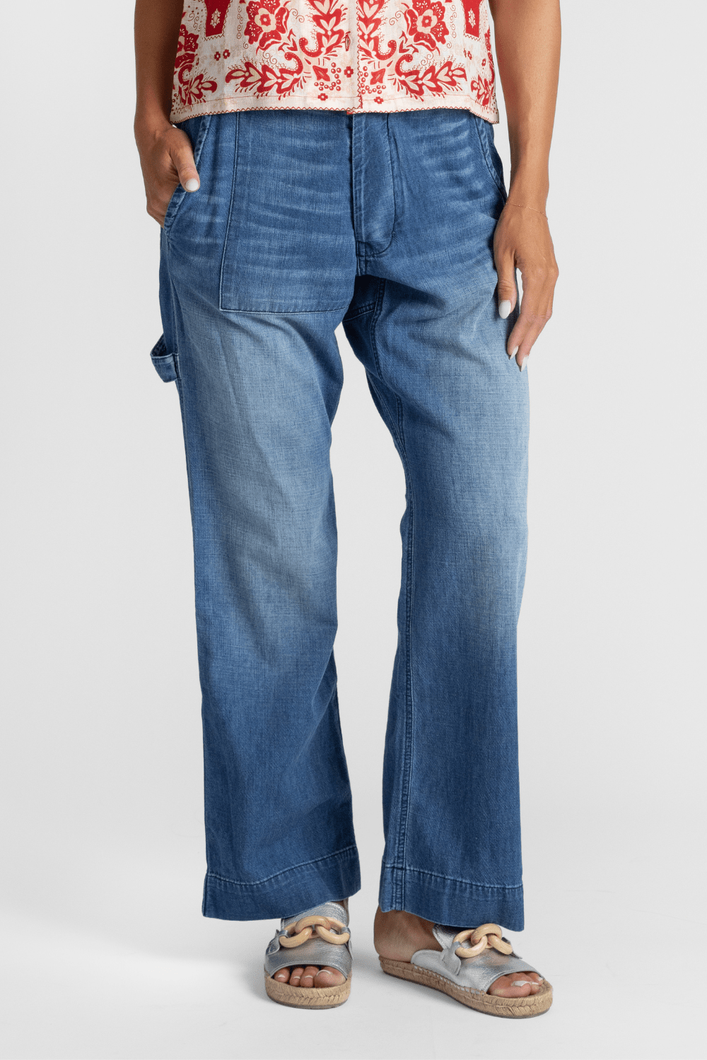 Indigo French Sailor Pant - Freecity