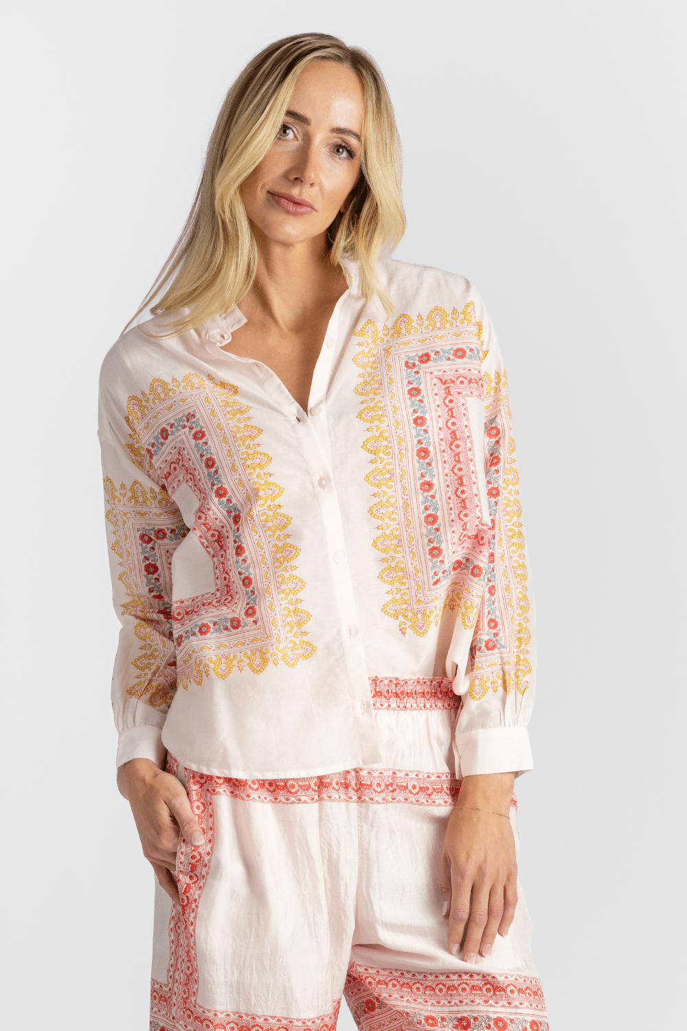 Kiki Blush Tile Shirt - Alix of Bohemia