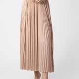 Lamé Long Soleil Skirt - Forte Forte