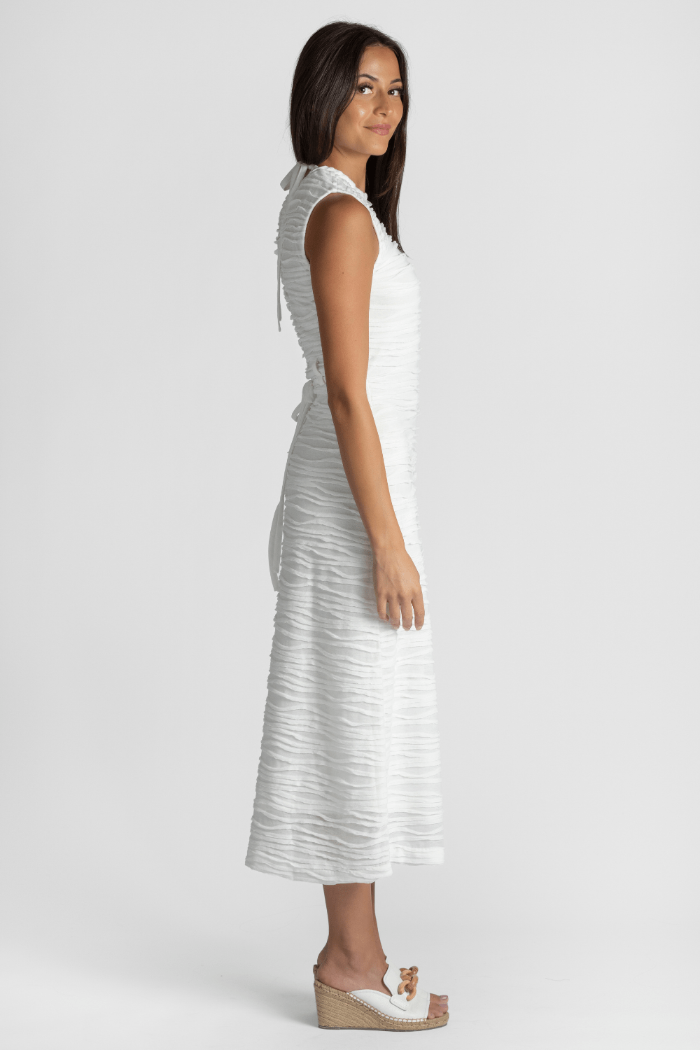 Laura Textured Dress - Proenza Schouler White Label