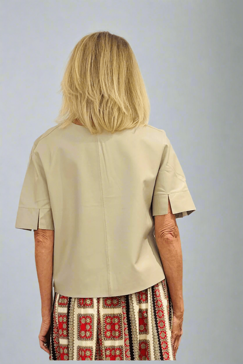 Leather Reversible Top - Giacca Lusso