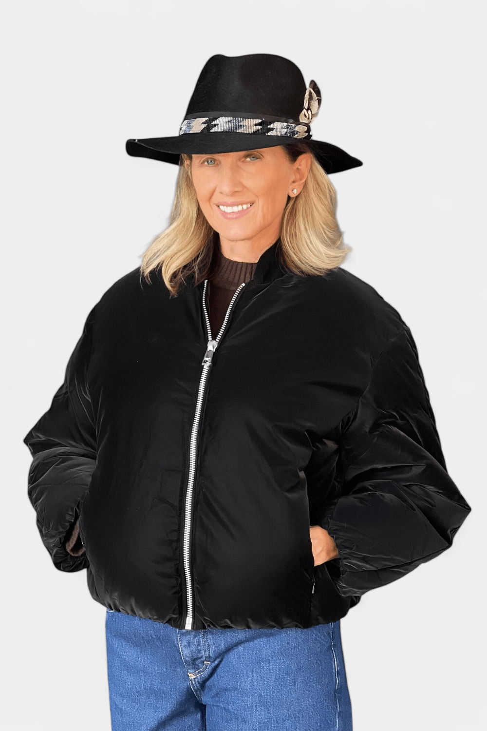 Leni Padded Bomber Jacket - Apparis