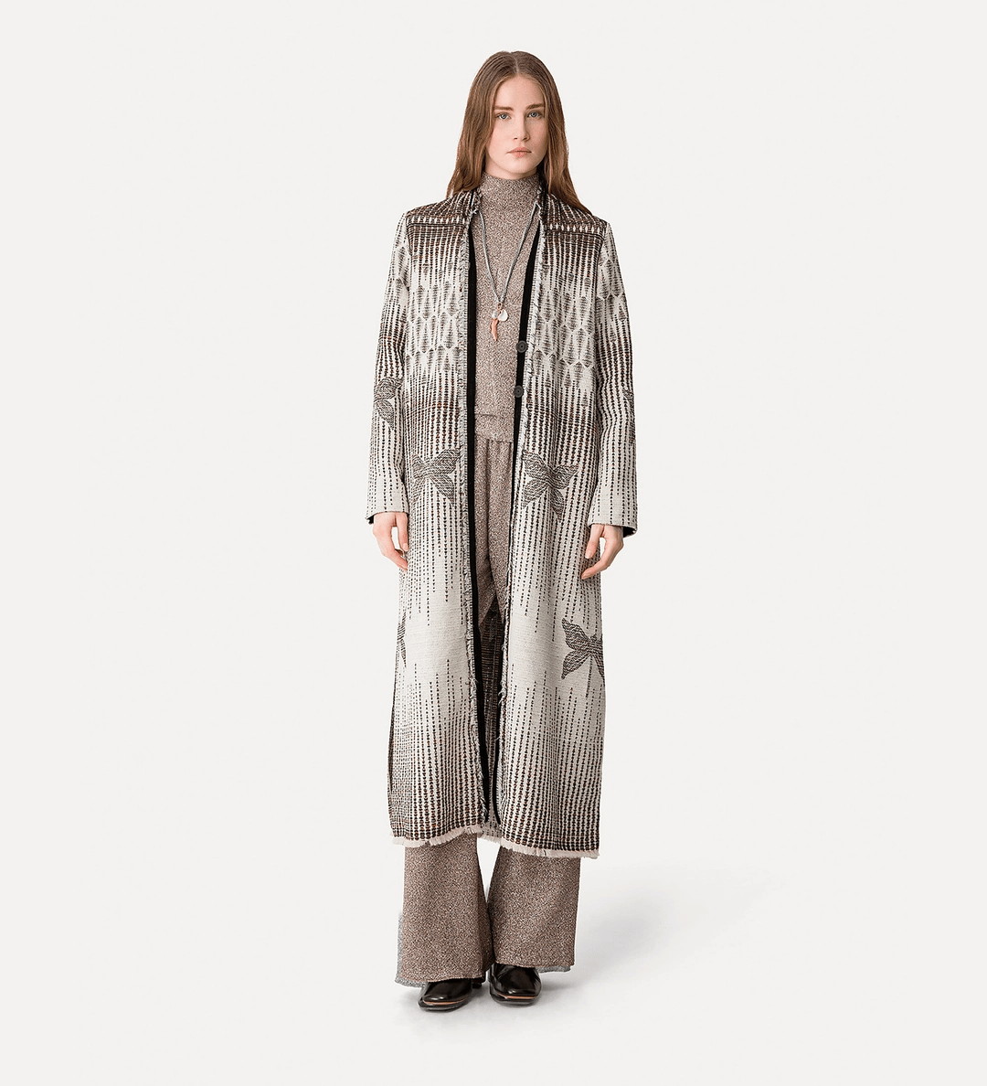 "Libelle" Jacquard Coat - Forte Forte
