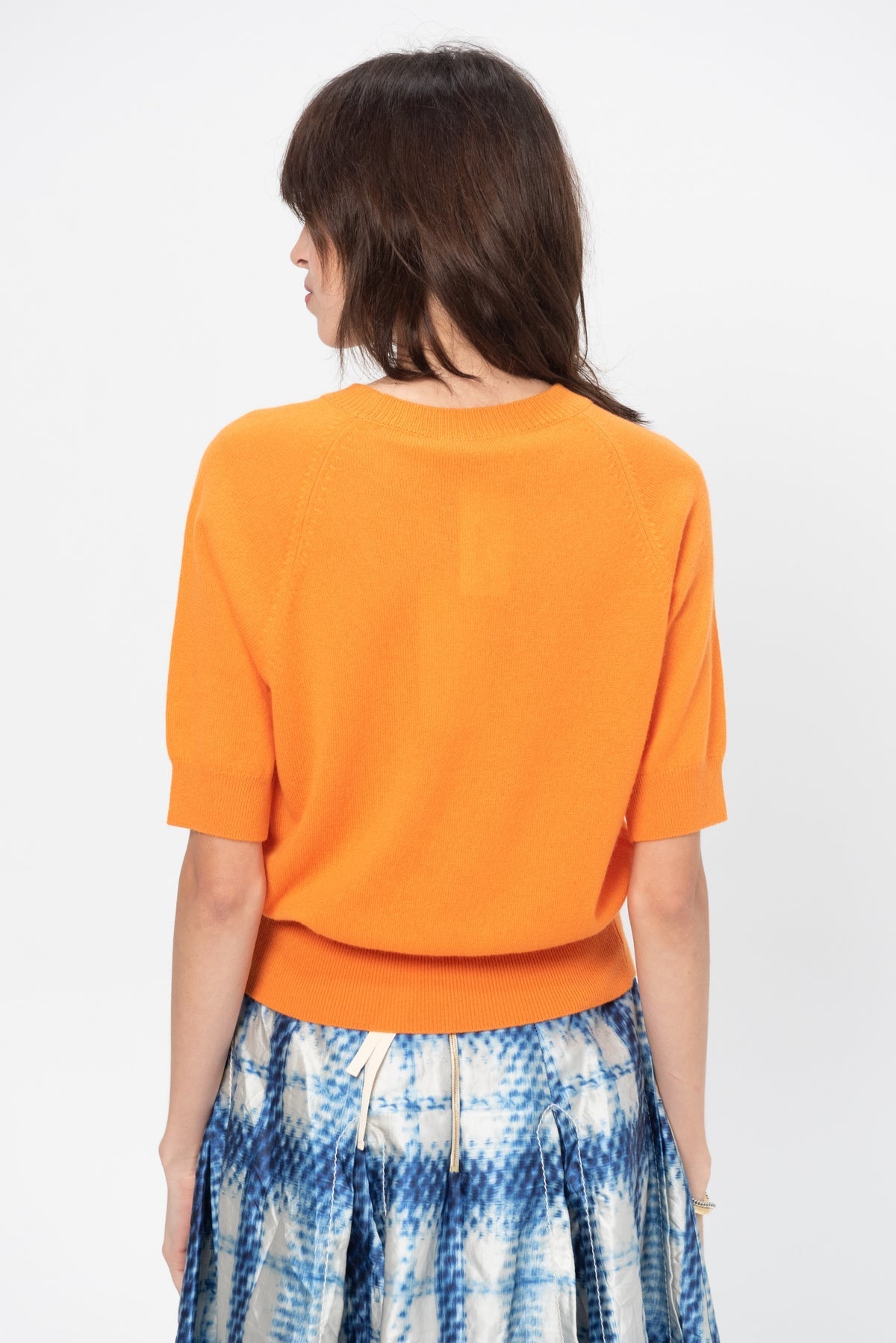 Light Elbow Sleeve Cashmere Sweater - The Posh Peacock