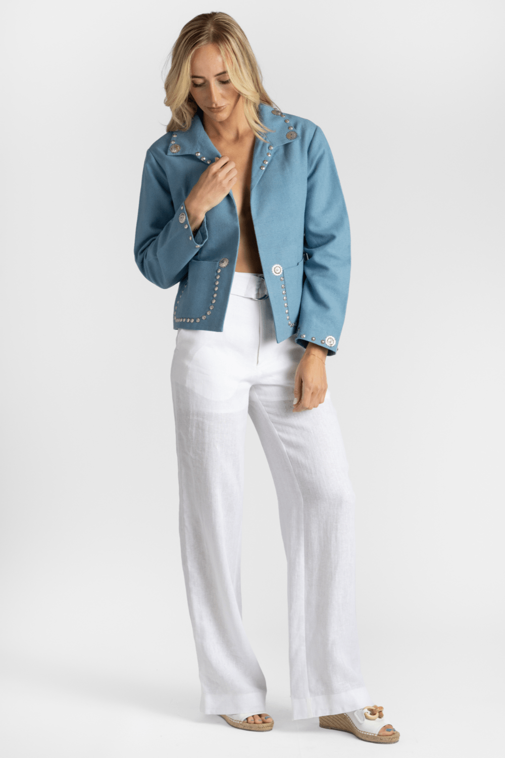 Linen Buckle Pant - Gauchere