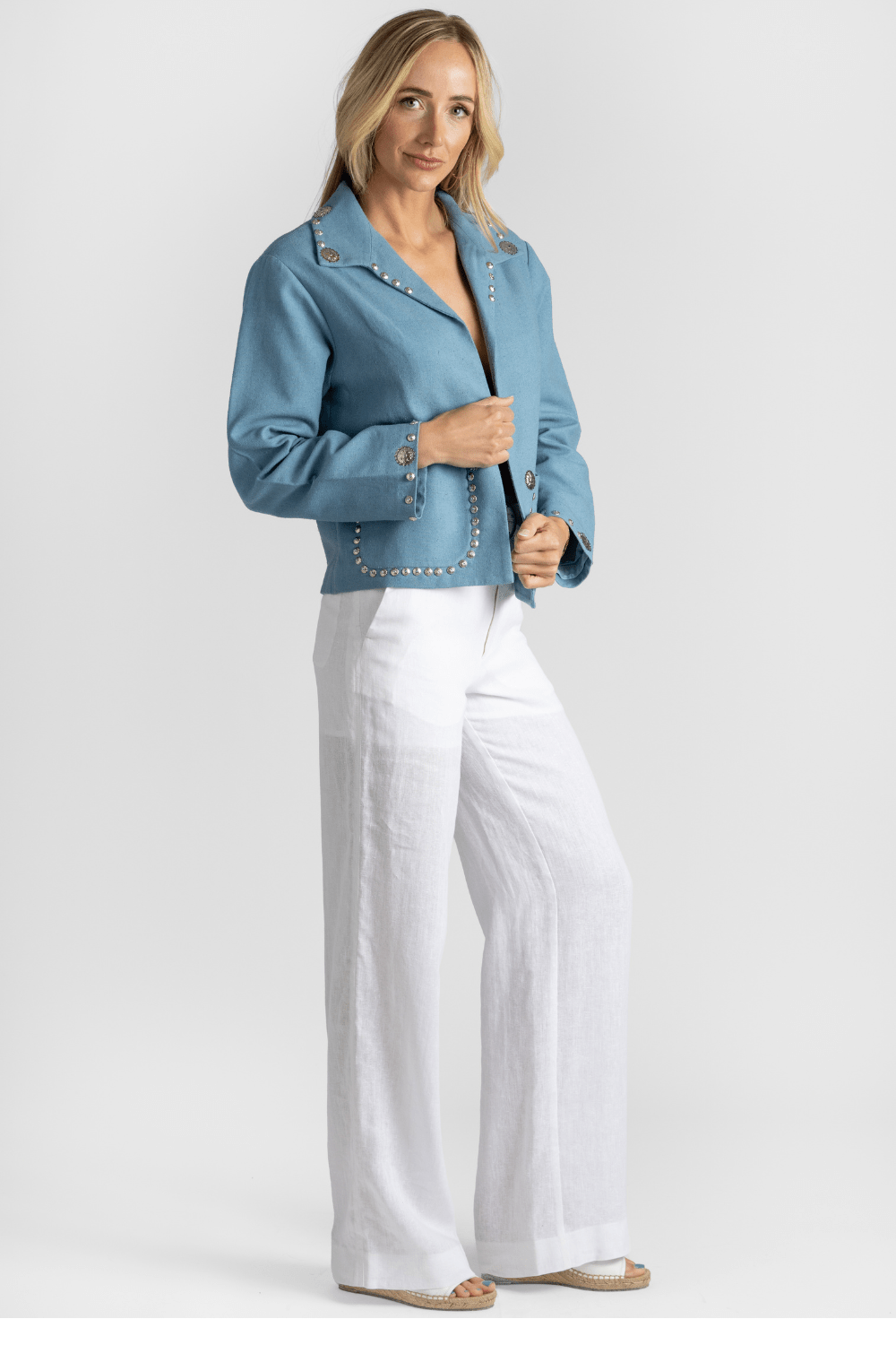 Linen Buckle Pant - Gauchere