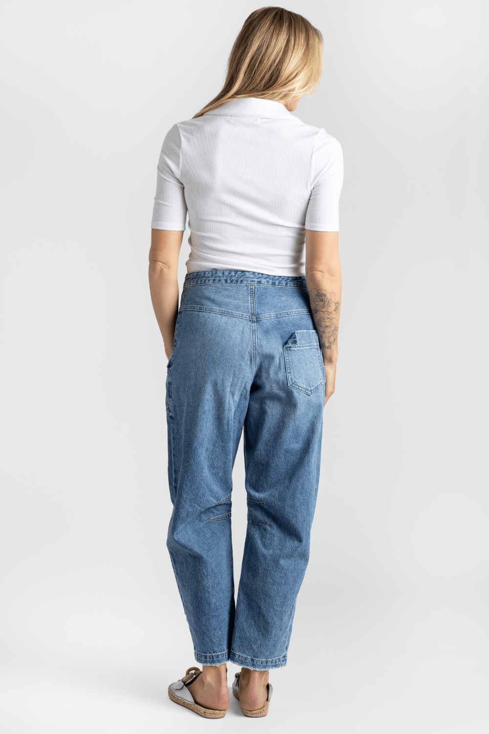 Mid Sleeve Polo Top - The Posh Peacock