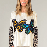 Mix Butterflies Janine Top - La Prestic Ouiston