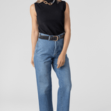 Mock Neck Sleeveless Top - Plan C