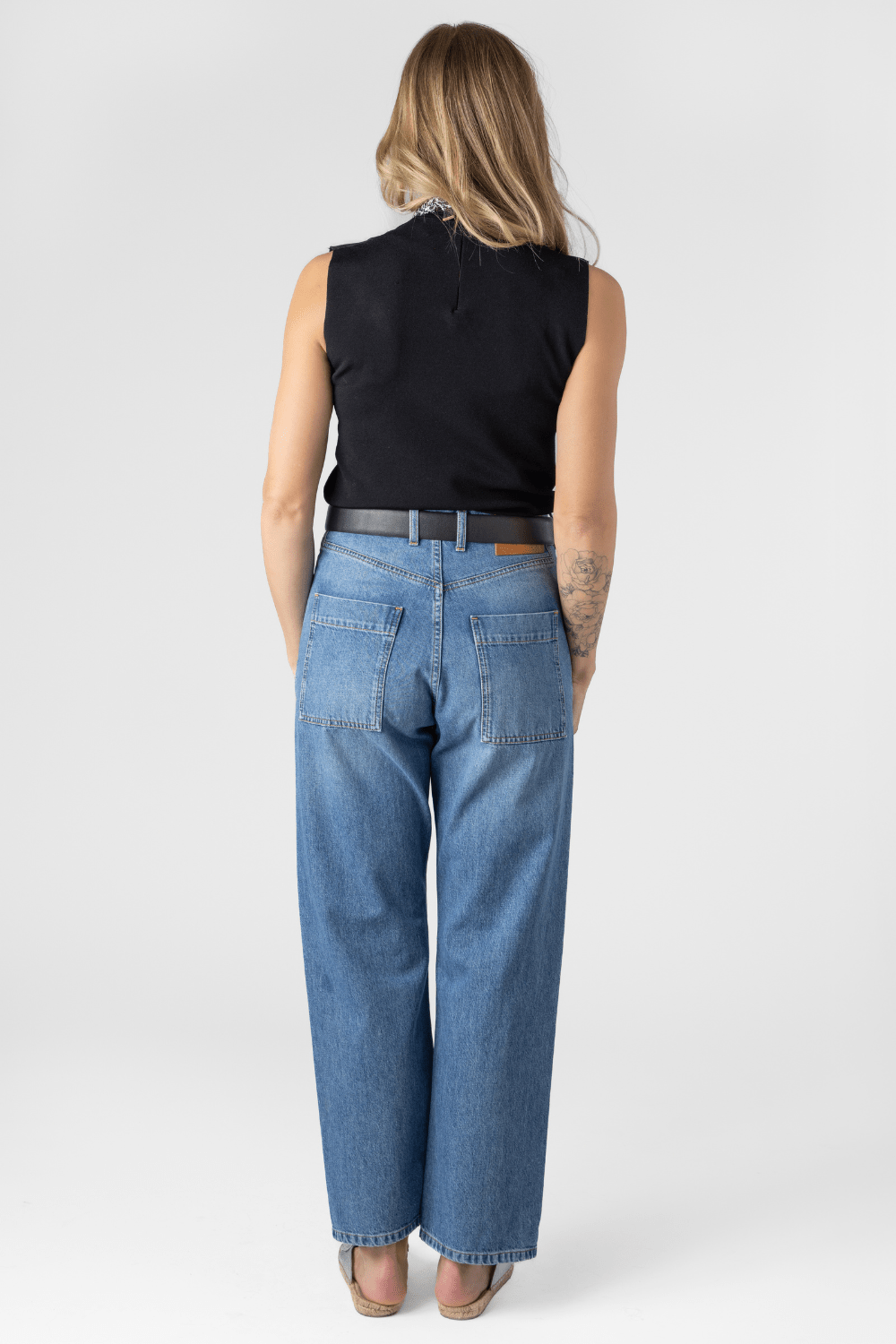Mock Neck Sleeveless Top - Plan C