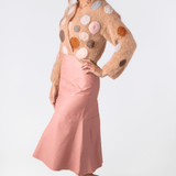 Nappa Leather Midi Skirt - Forte Forte