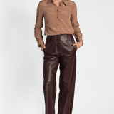 Nappa Leather Trousers - Forte Forte