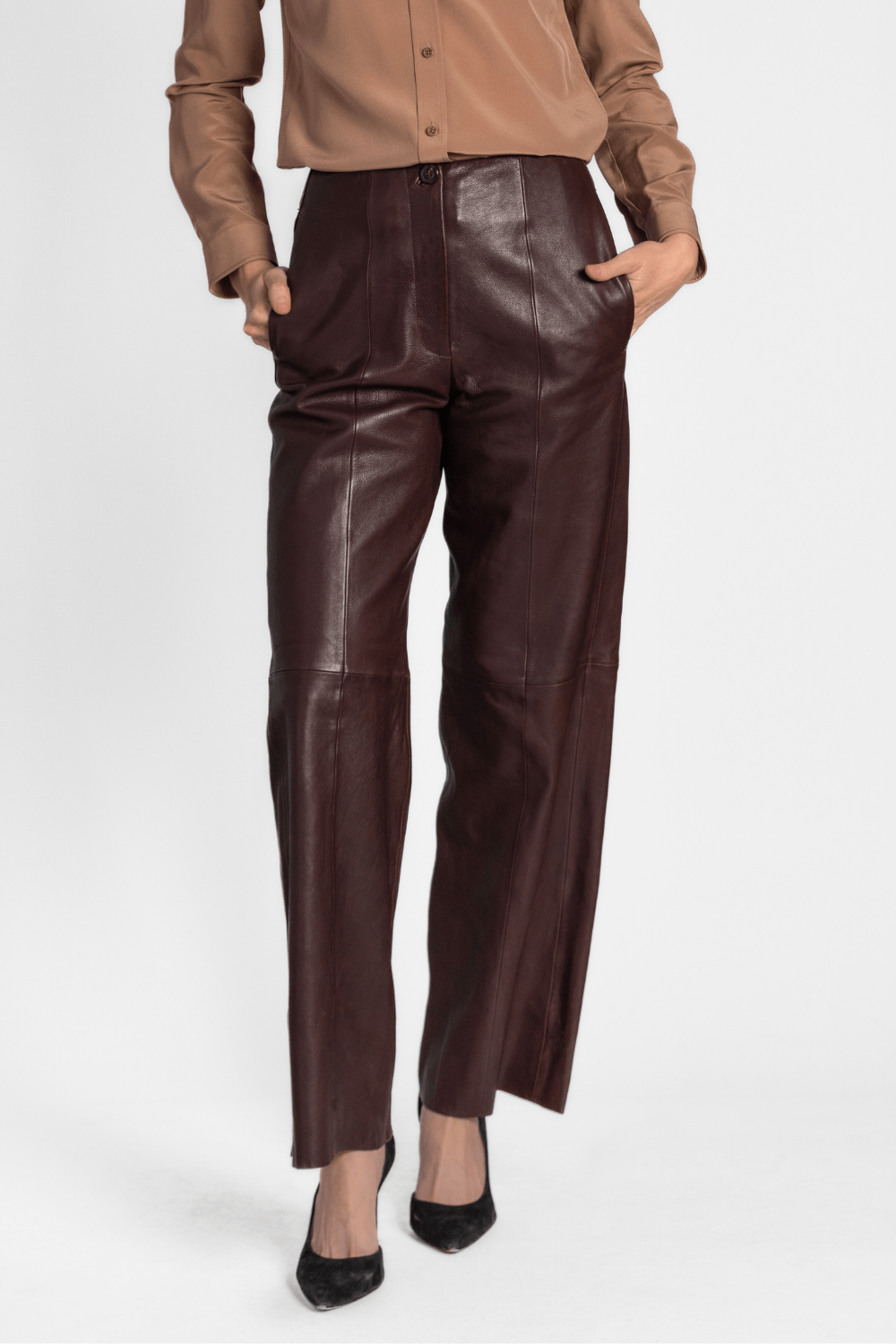 Nappa Leather Trousers - Forte Forte
