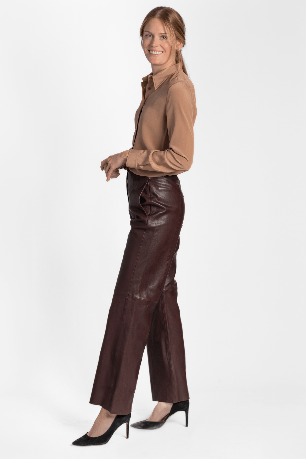 Nappa Leather Trousers - Forte Forte