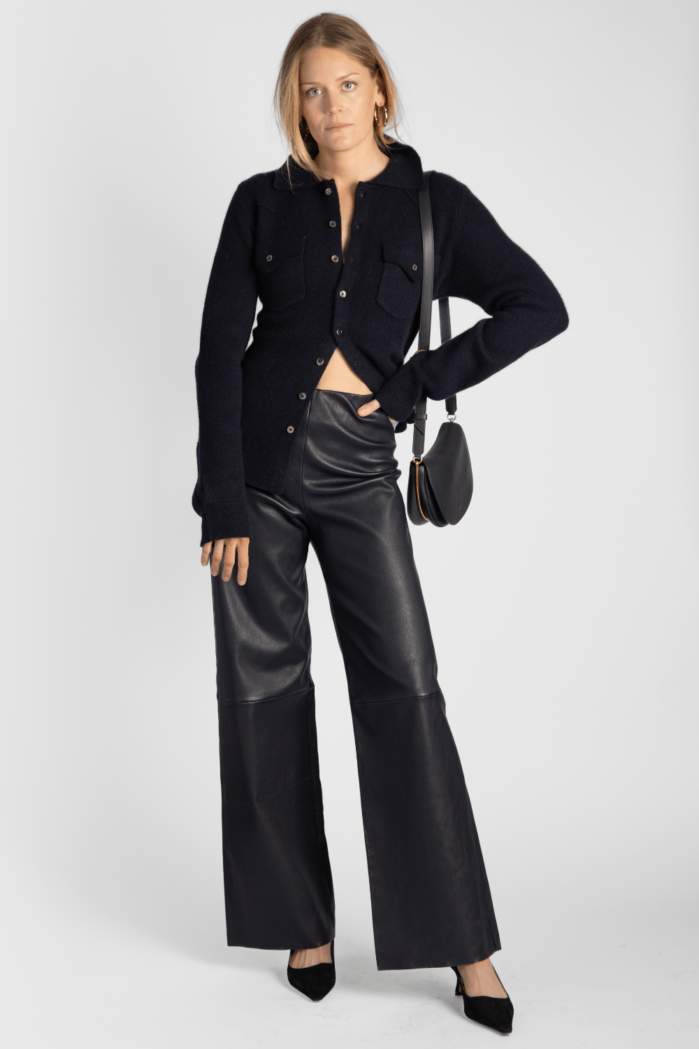 Nappa Stretch Leather Pant - Odeeh
