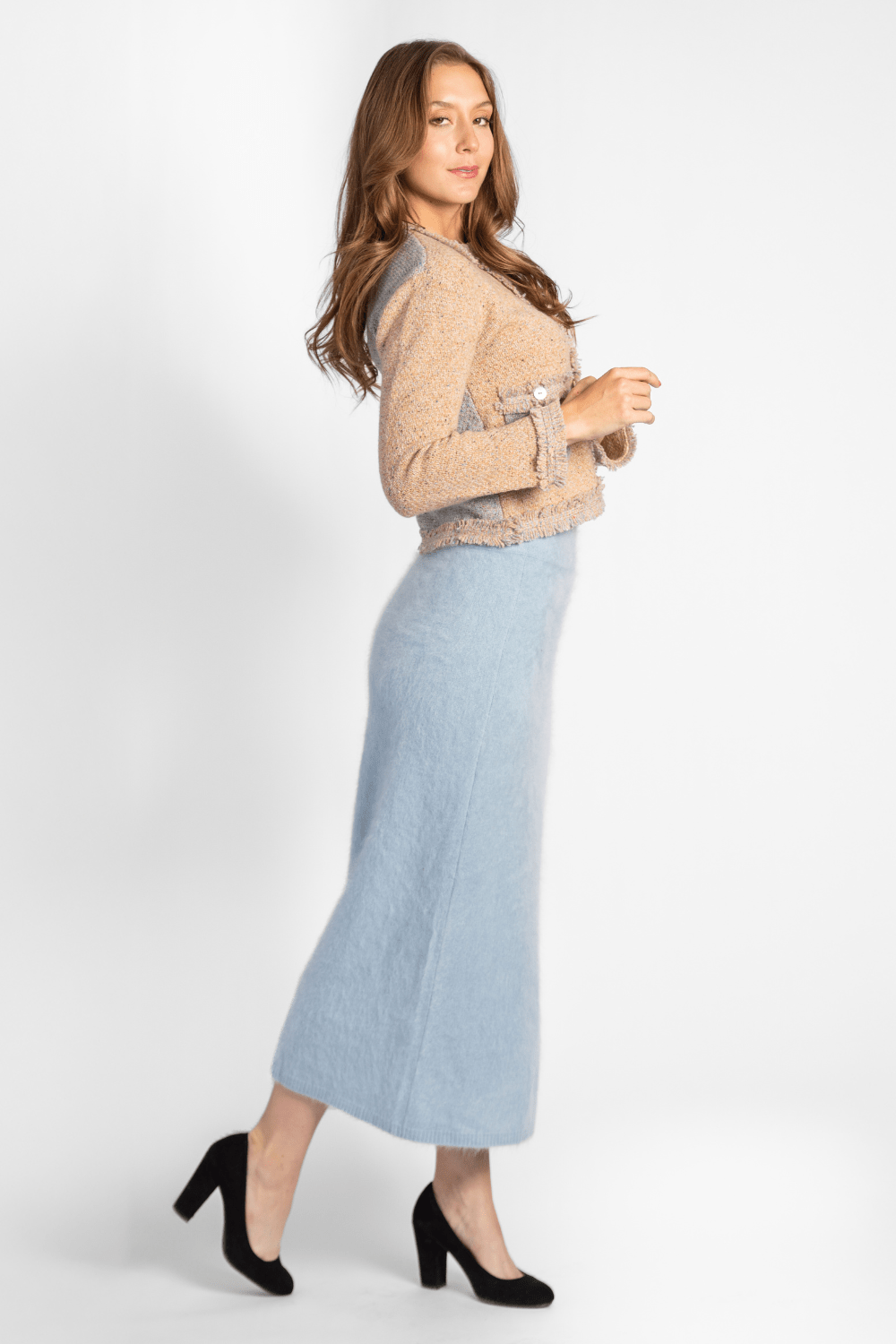 Onassis Knit Tweed Jacket - Lingua Franca
