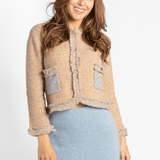 Onassis Knit Tweed Jacket - Lingua Franca