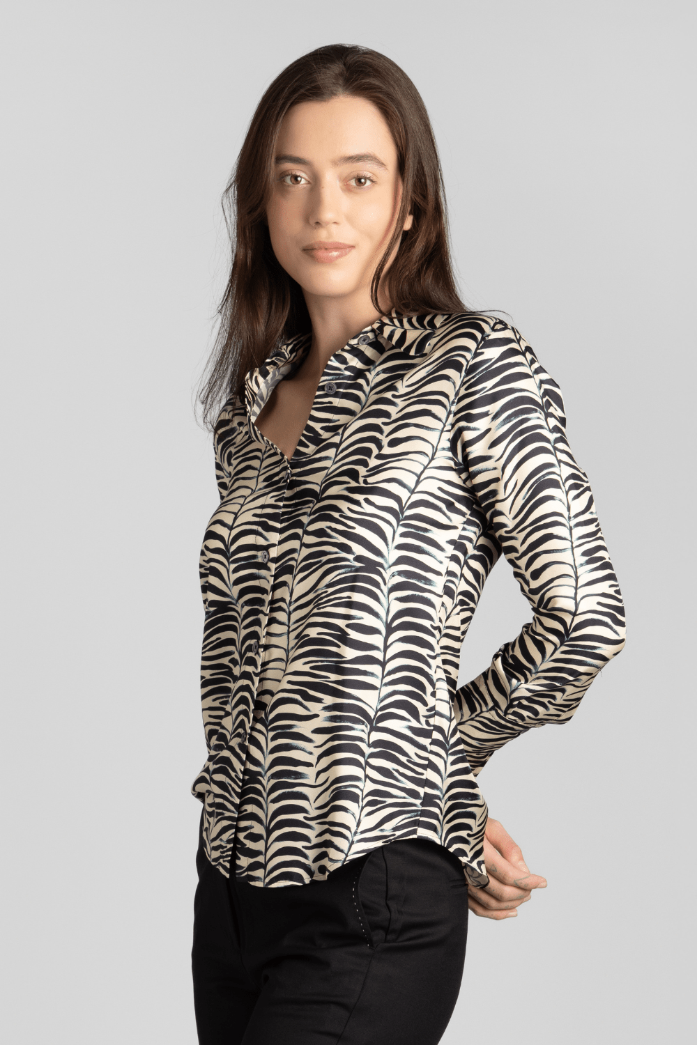 Op - Art Tree Blouse - Odeeh