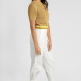 Organic Cotton Mesh T-Shirt - White + Warren