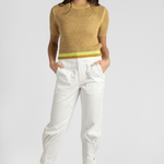 Organic Cotton Mesh T-Shirt - White + Warren