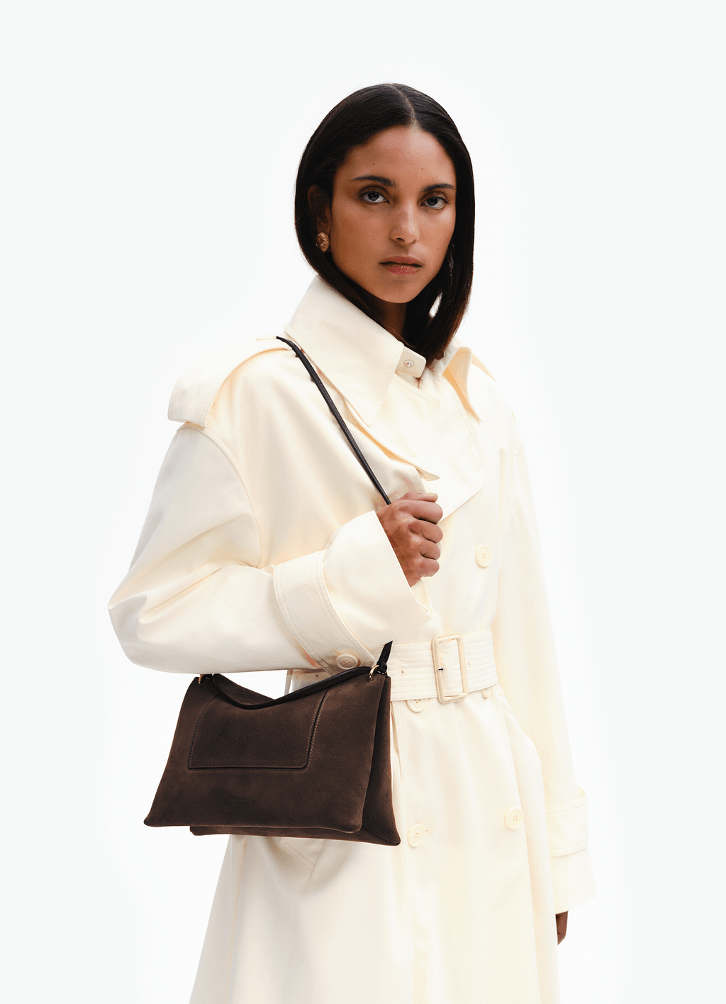 Penelope Suede Slouch Bag - Wandler