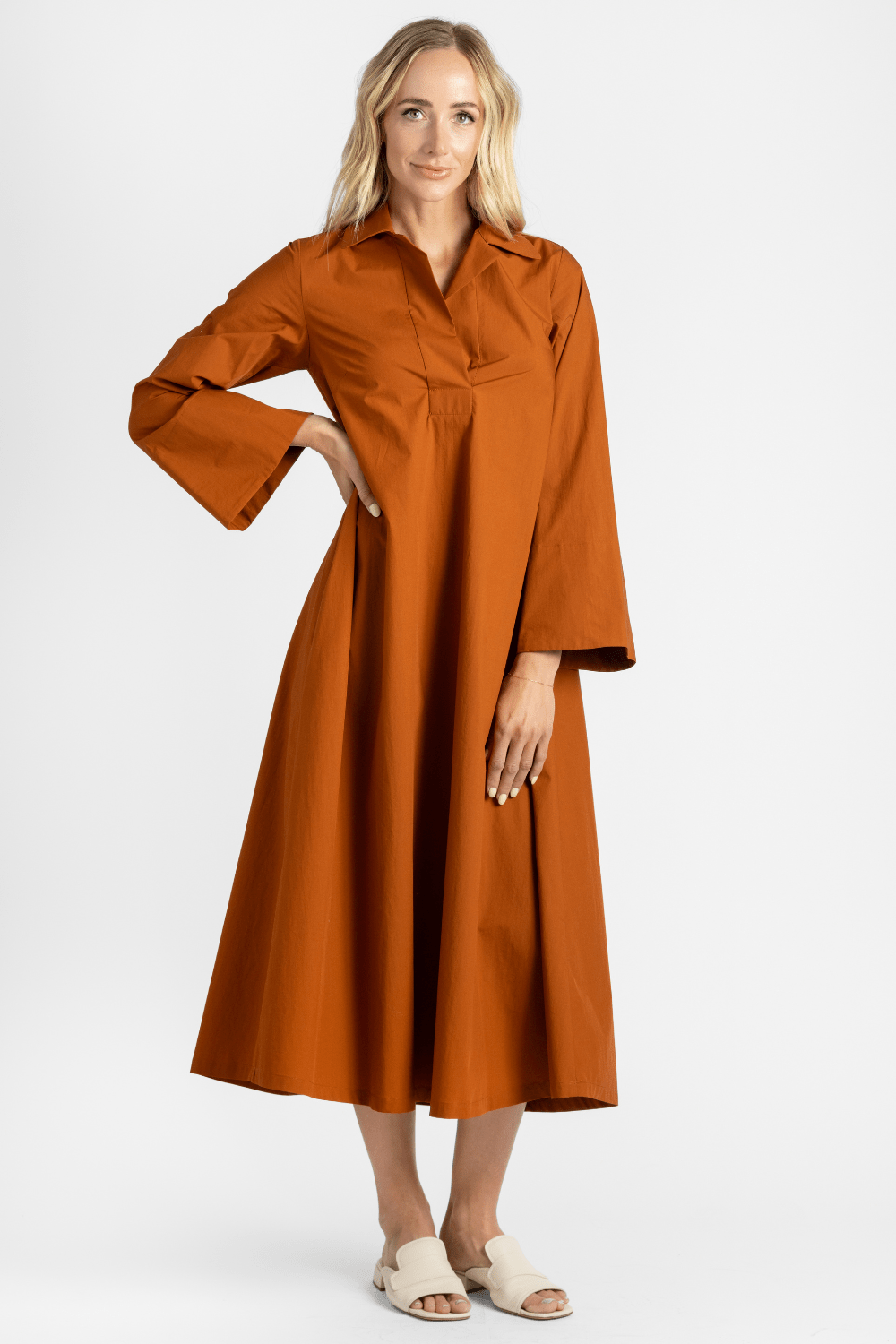 Poplin Kleid Dress - Odeeh