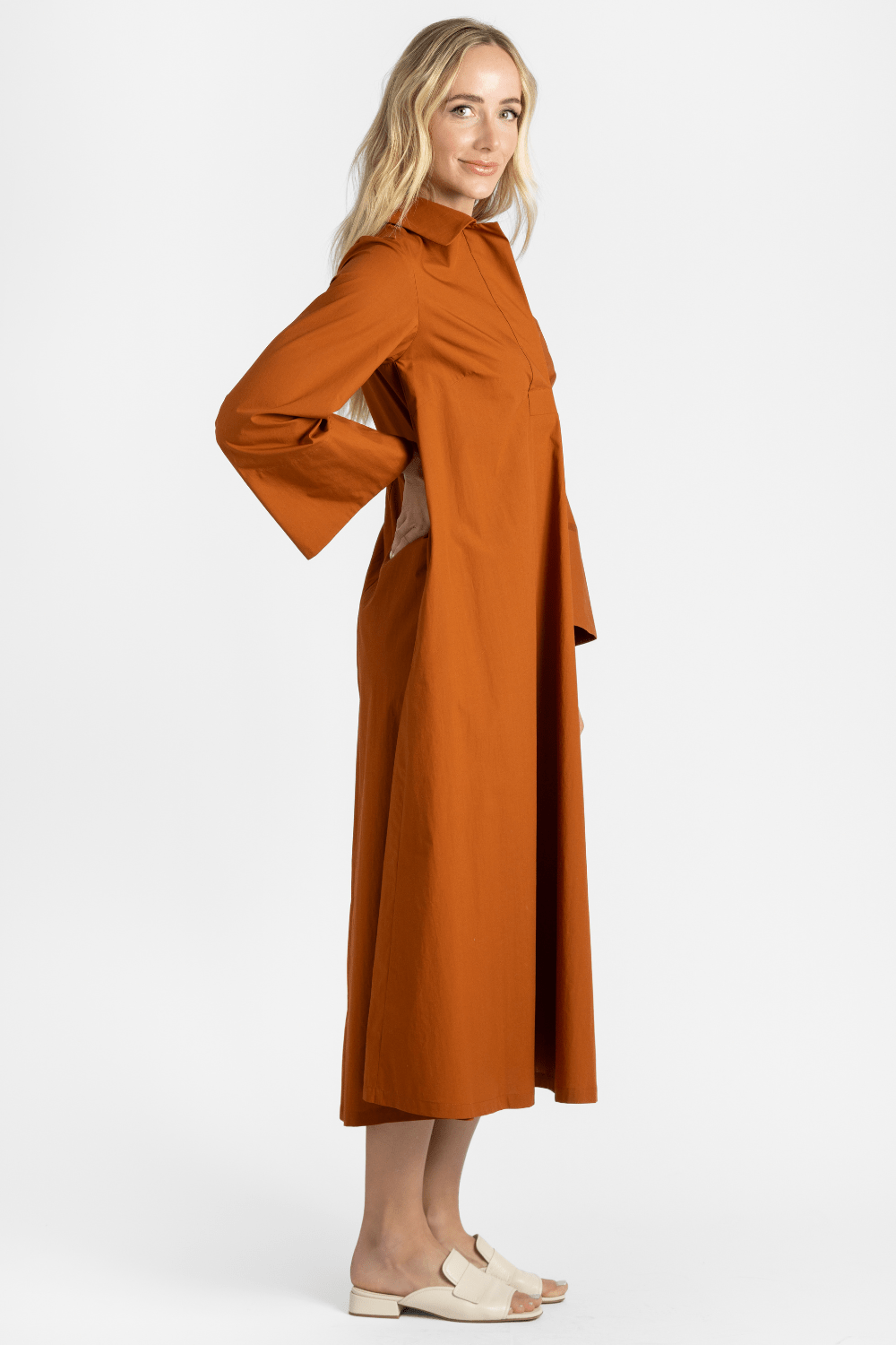 Poplin Kleid Dress - Odeeh
