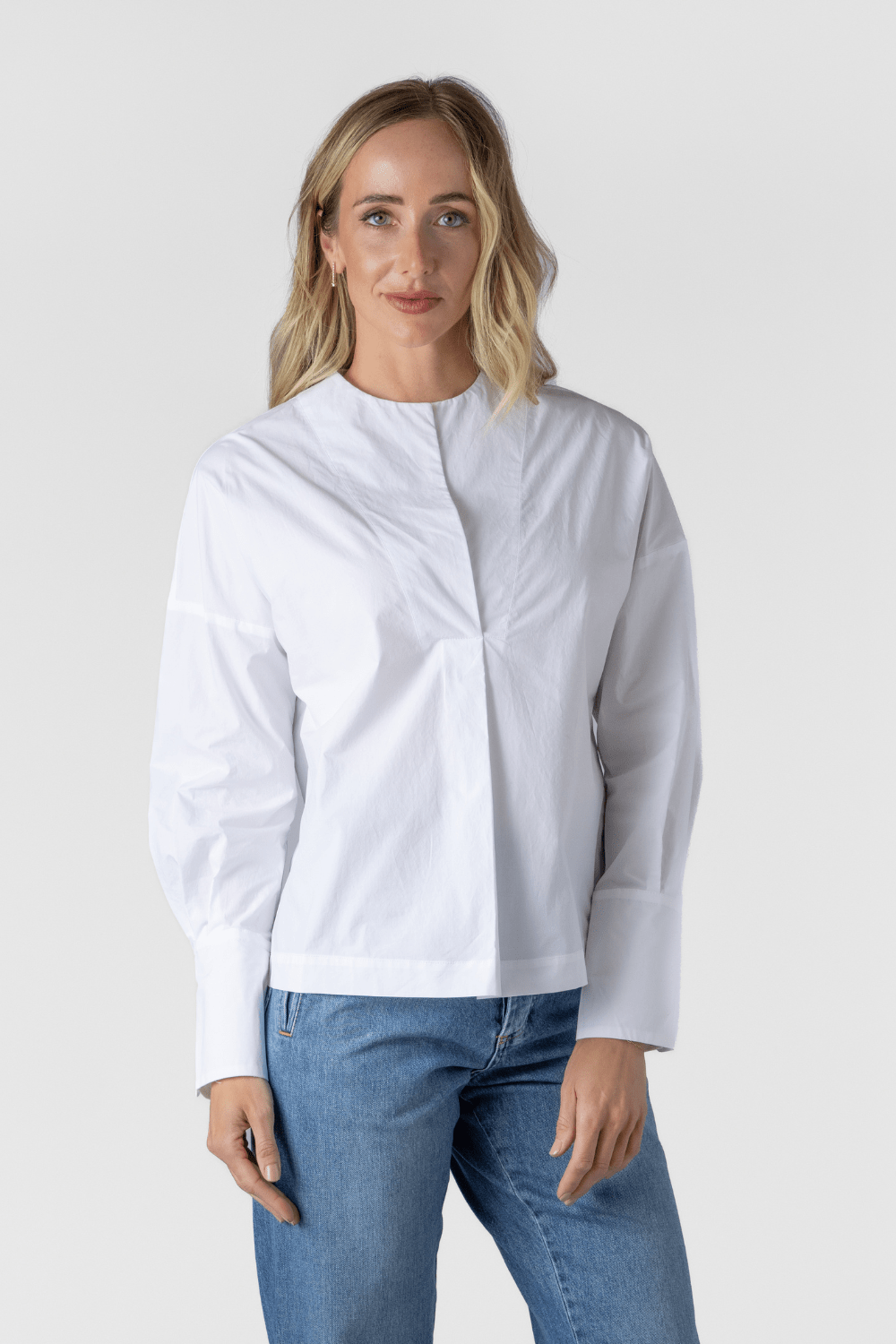 Poplin Pullover Blouse - The Posh Peacock