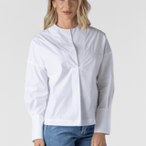 Poplin Pullover Blouse - Odeeh