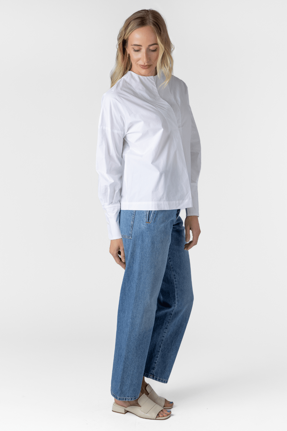 Poplin Pullover Blouse - The Posh Peacock