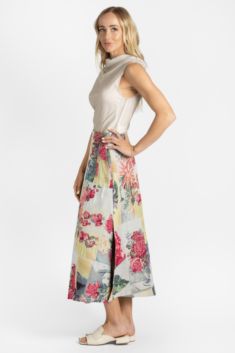 Postcard Jacquard Skirt - Odeeh