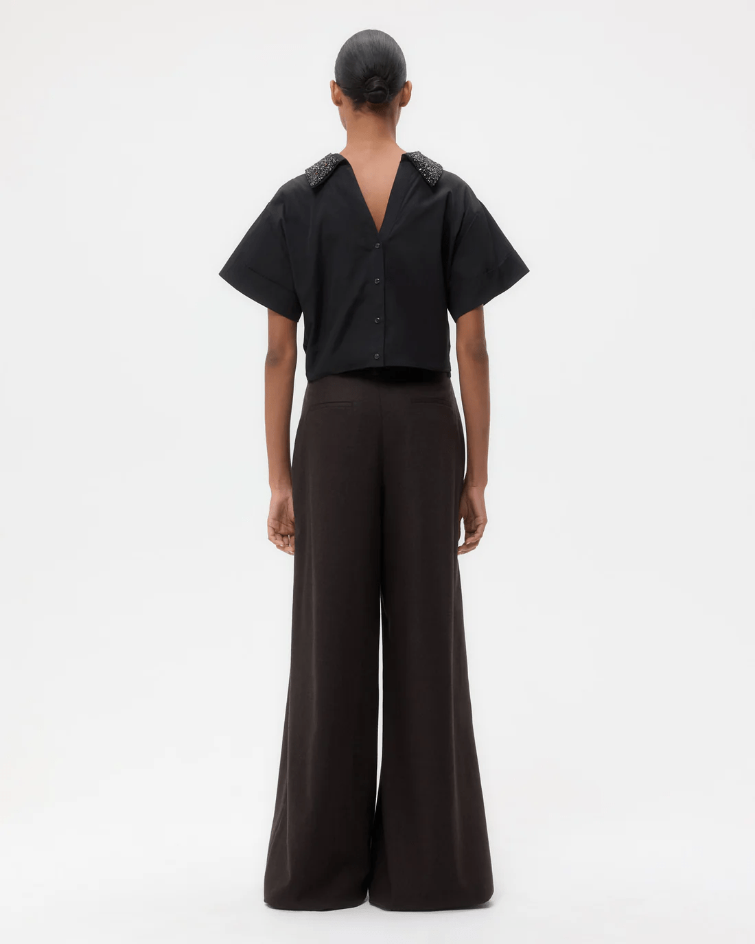 Reversible Shirt w/Crystal Collar - TWP