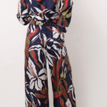 Ring Floral Silk Pants - La Prestic Ouiston
