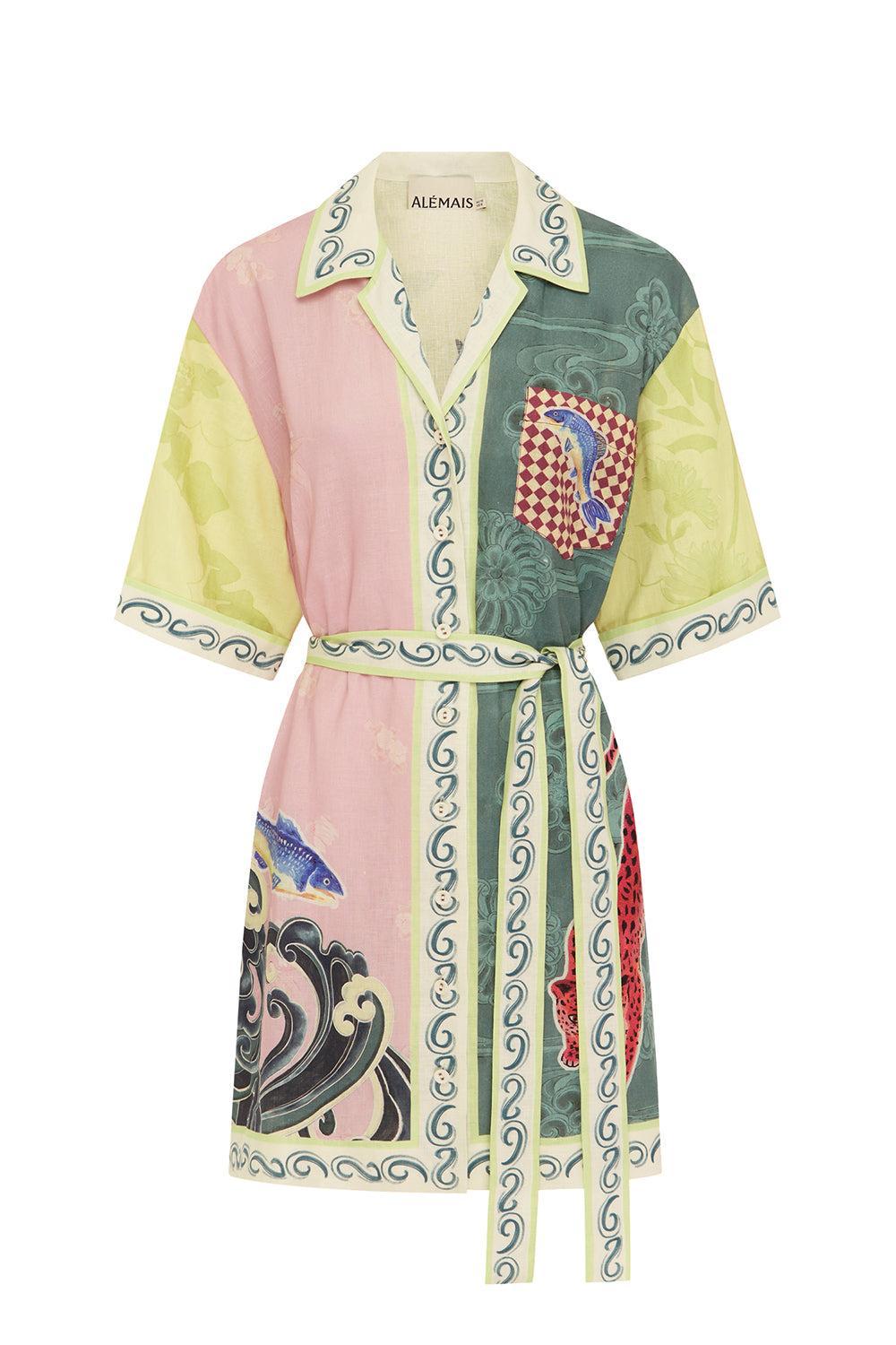 Rochester Mini Shirtdress - Alemais