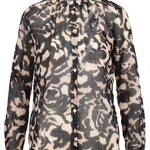 Rose Alchemy Print Voile Shirt - Forte Forte
