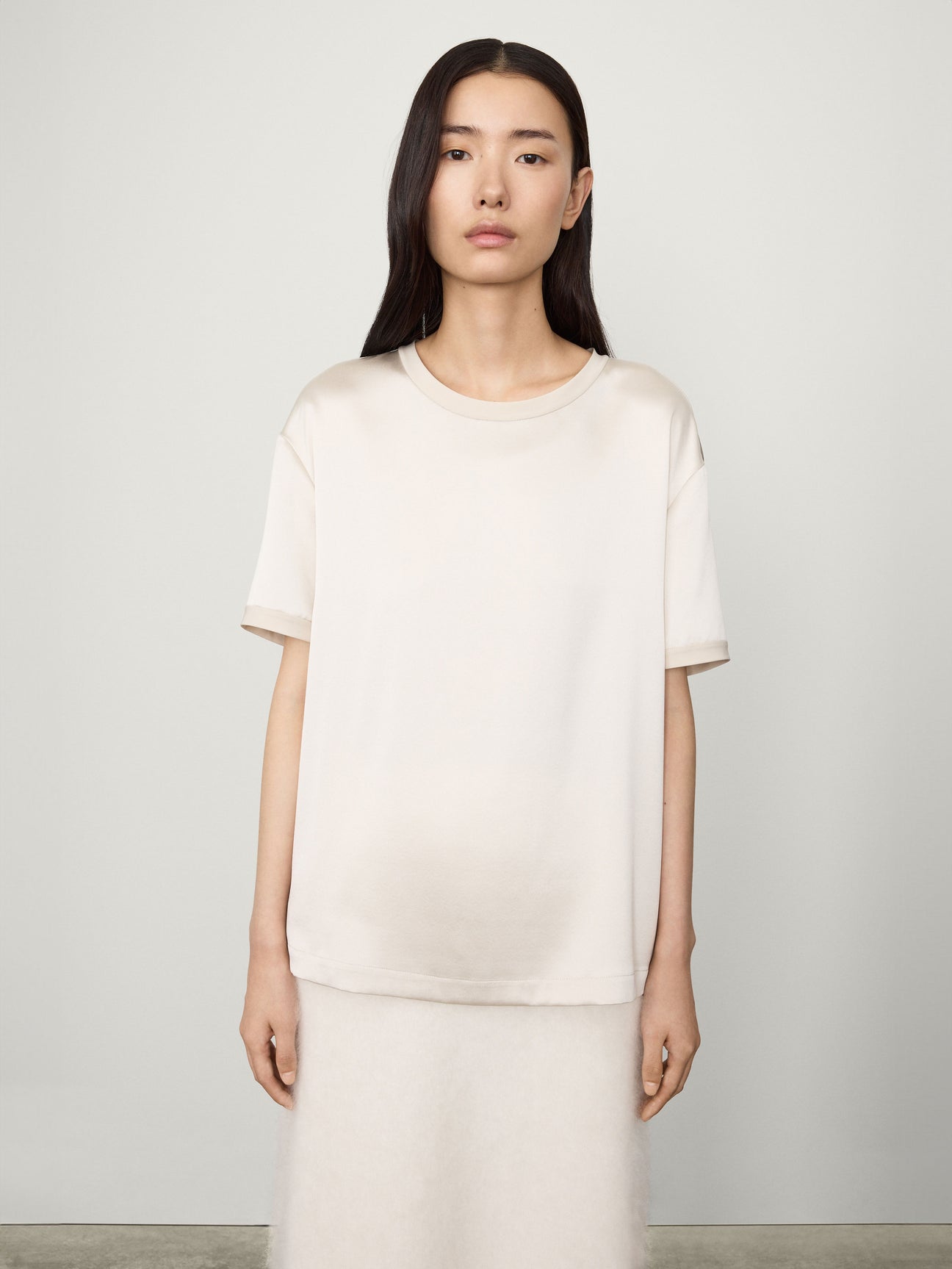 Round Neck Silk Top - Lisa Yang