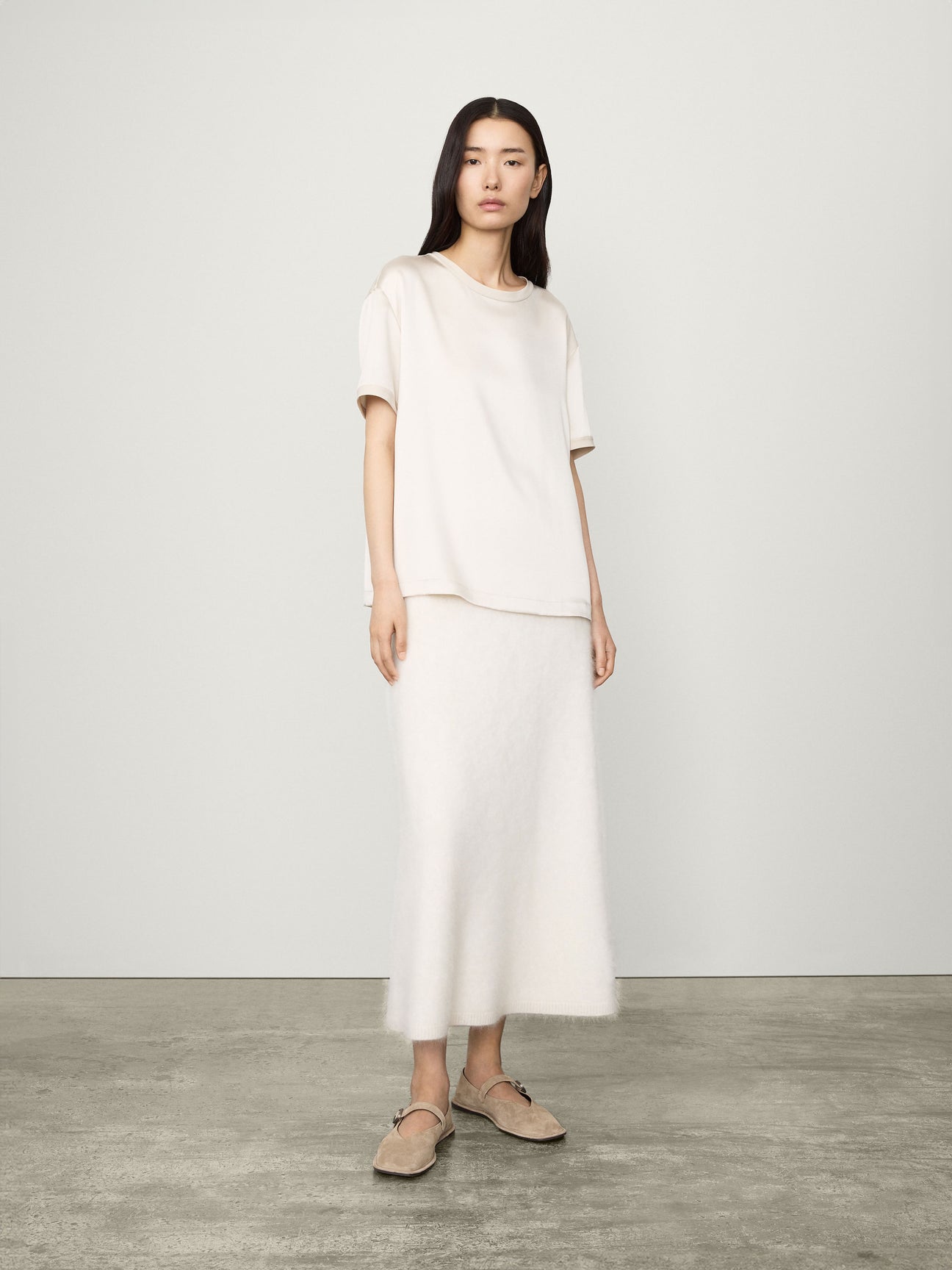 Round Neck Silk Top - Lisa Yang