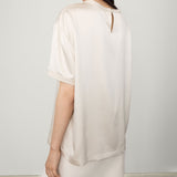 Round Neck Silk Top - Lisa Yang