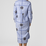 Scattered Blossoms Oxford Dress - Odeeh