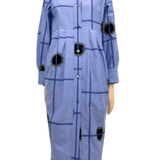 Scattered Blossoms Oxford Dress - Odeeh