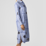 Scattered Blossoms Oxford Dress - Odeeh