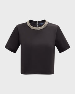 Sebastian Embellished Tee - Veronica Beard