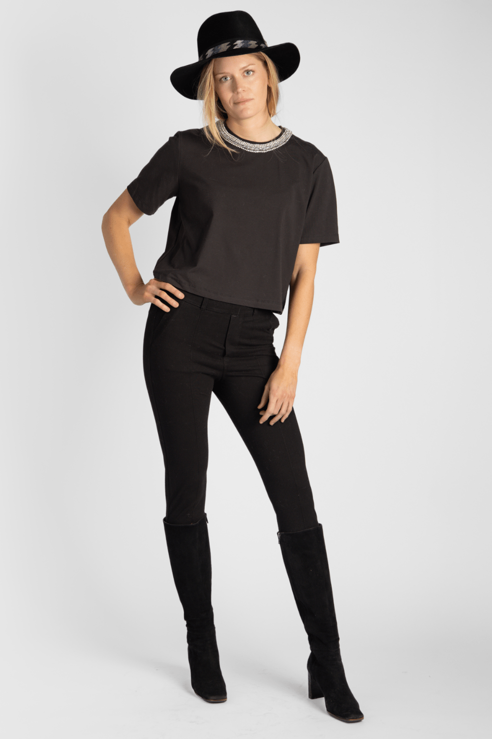 Sebastian Embellished Tee - Veronica Beard